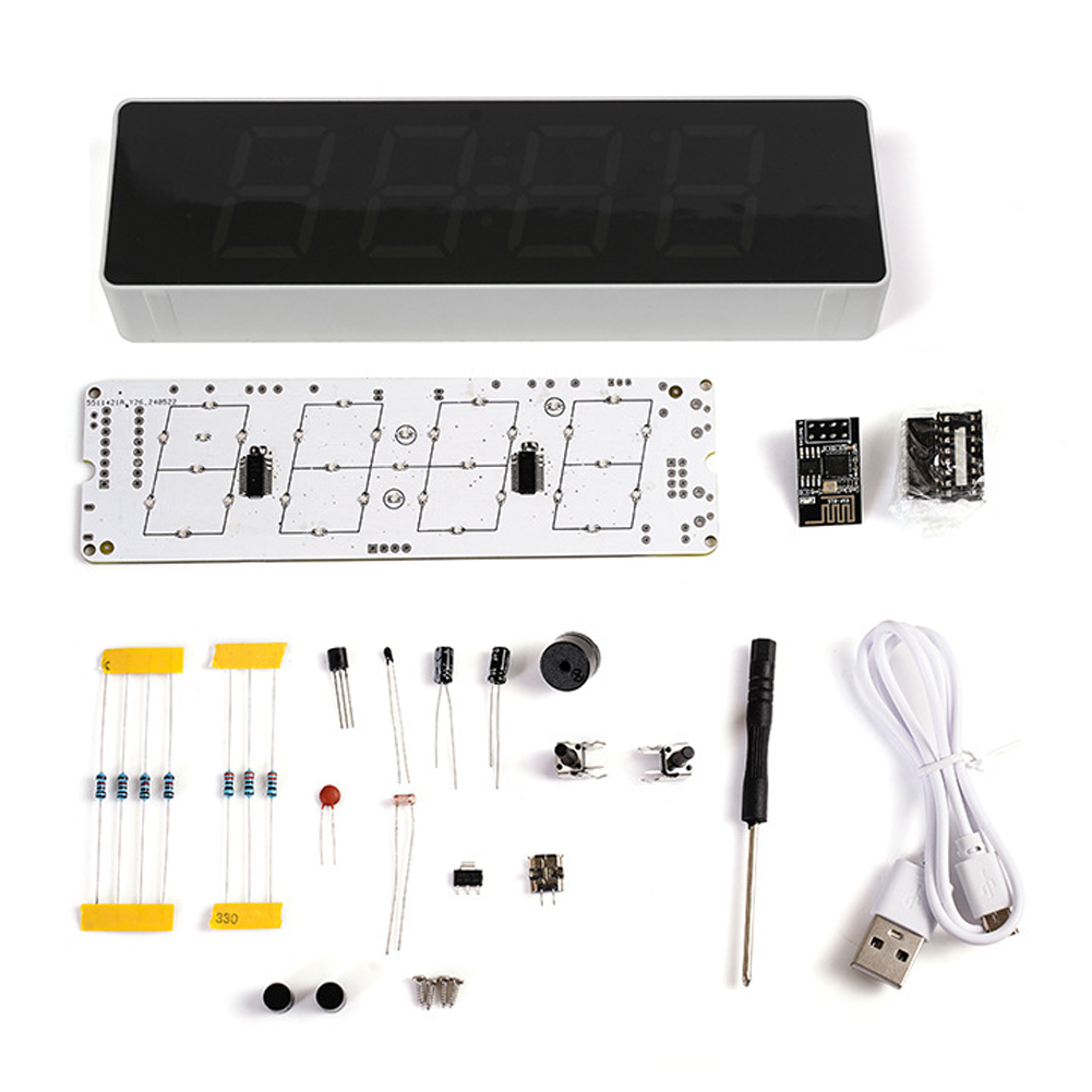 Diy Electronics Tool Kit - Комплект красочных часов ESP8266 IoT с