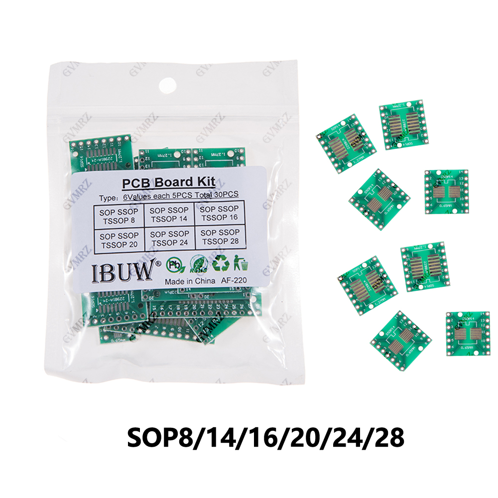 Pcb Etching Kit - Набор из 30 адаптерных плат для
