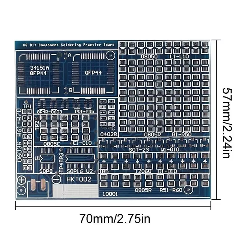 02 компоненты патчей, комплект – обзор и цена Pcb Etching Kit
