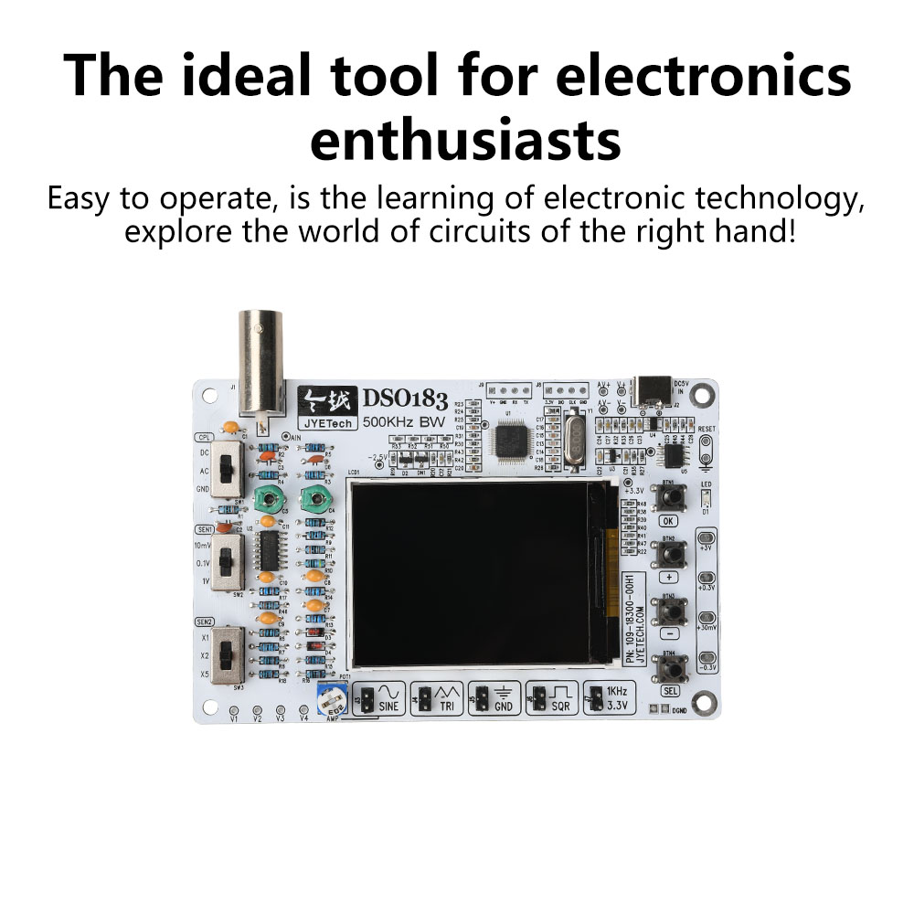 DC 5 В DSO183 цифровой осцилло – обзор и цена Diy Electronics Kits For Beginners