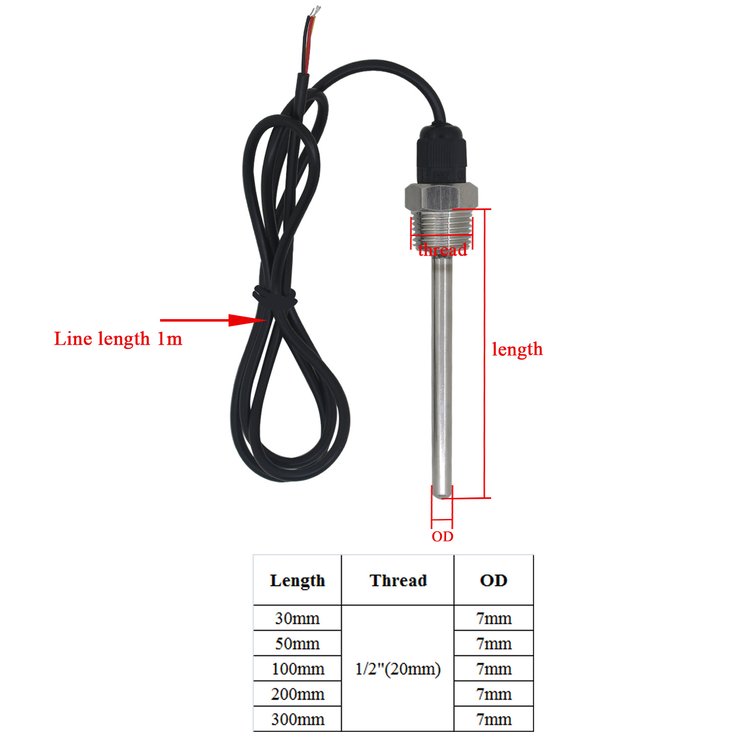 1x DS18B20 цифровой датчик тем – обзор и цена Ds18B20 Temperature Sensor