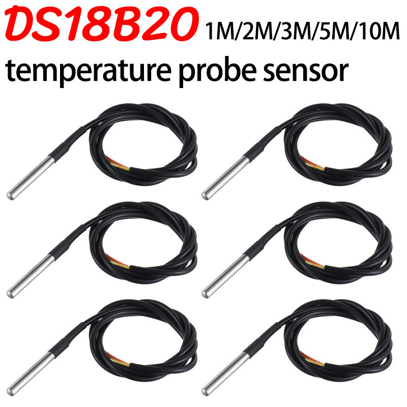 DS18B20 Упаковка из нержавеюще – обзор и цена Ds18B20 Temperature Sensor