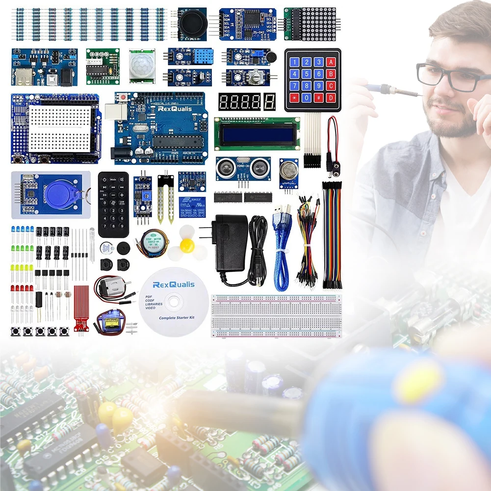 Стартовый Обучающий набор для  – обзор и цена Diy Electronics Kits For Beginners